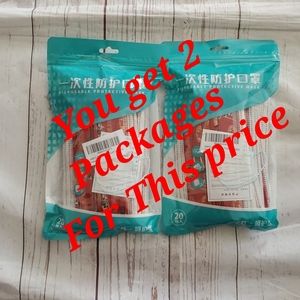 KARPOS 20pcs 49ers Disposable Face Mask Adult Size